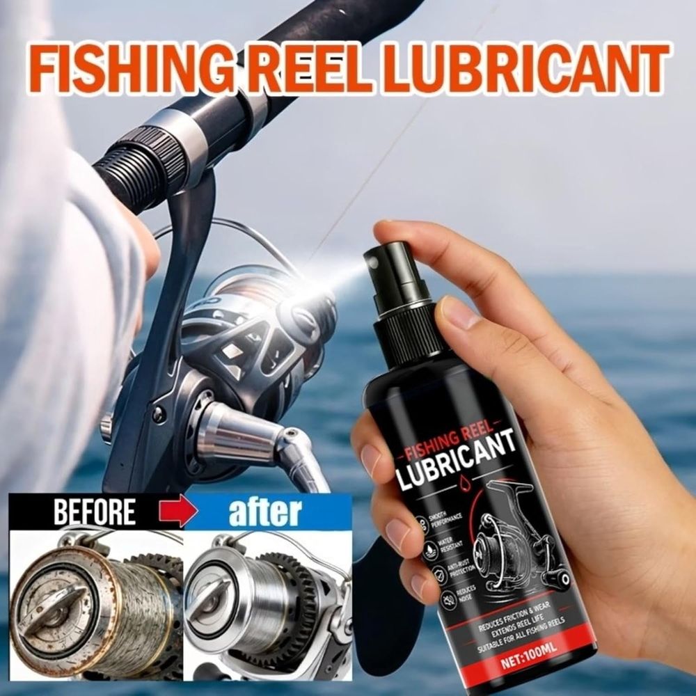 Fishing Reel Cleaner and Lubricant, Reel Maintenance Oil with Rust Protection for Spinning,  aConventional Reels