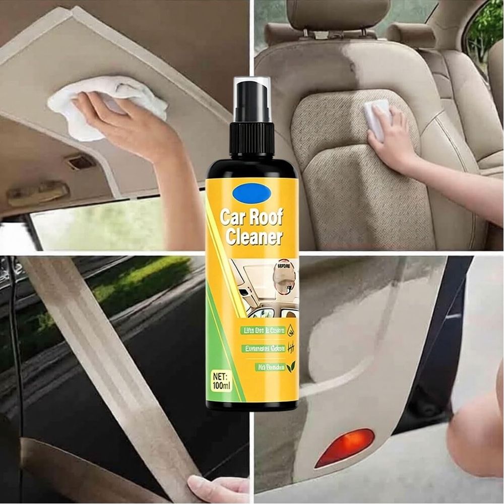 Deep Cleaning Car Roof Cleaner, Multi-purpose Car Headliner Deep Cleaning Cleaner, No Need to Remove the Headliner or Soak It, All-Purpose Powerful Cleaner for Cars Interior