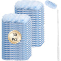 30 Count Heavy Duty Duster Refills with Extendable Handle Starter Kit,360° Disposable Microfiber Feather Dusters