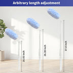 30 Count Heavy Duty Duster Refills with Extendable Handle Starter Kit,360° Disposable Microfiber Feather Dusters
