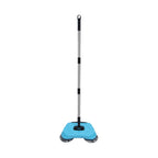Hand Push Sweeper | Dry Sweep and Wet Drag Floor Cleaner with 2 Corner Brushes | Lightweight Manual Sweeping Mopping Machine for Hard Floors | Home, Office, and Apartment Cleaning Tool for Pet Hair