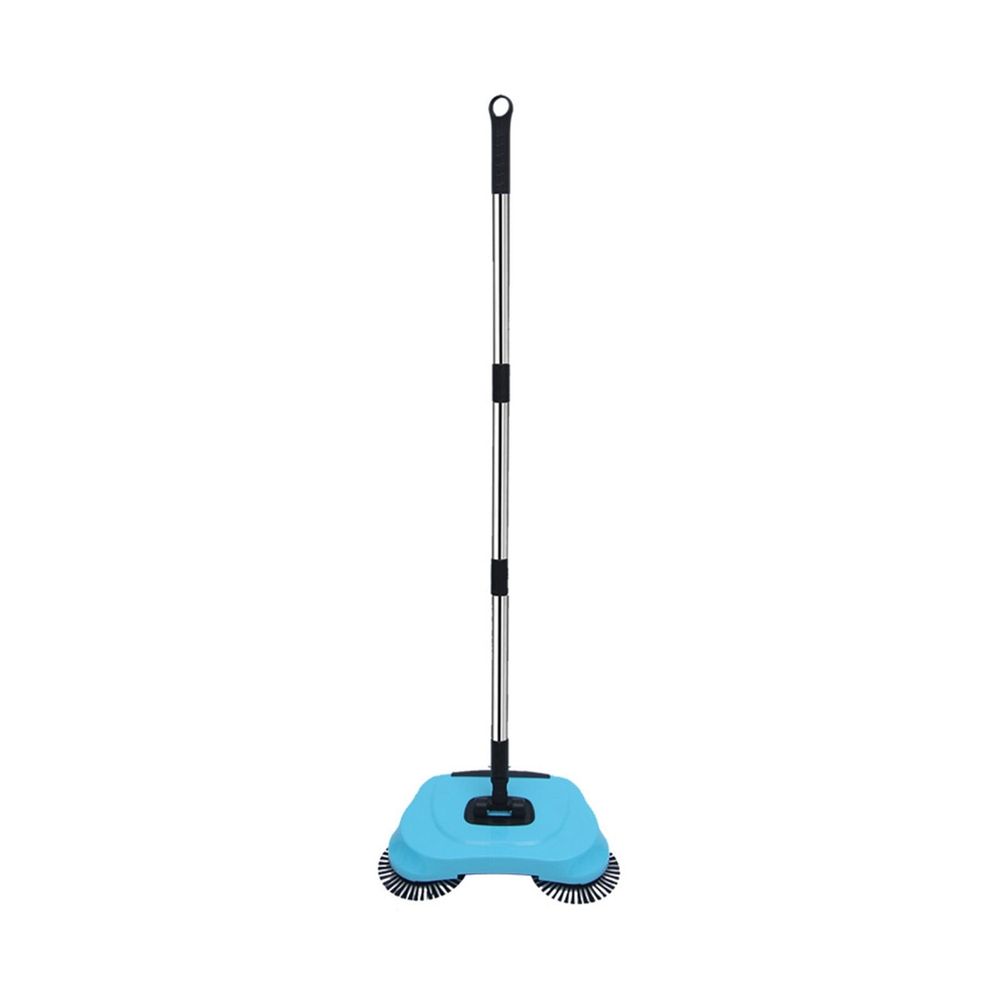 Hand Push Sweeper | Dry Sweep and Wet Drag Floor Cleaner with 2 Corner Brushes | Lightweight Manual Sweeping Mopping Machine for Hard Floors | Home, Office, and Apartment Cleaning Tool for Pet Hair