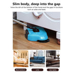 Hand Push Sweeper | Dry Sweep and Wet Drag Floor Cleaner with 2 Corner Brushes | Lightweight Manual Sweeping Mopping Machine for Hard Floors | Home, Office, and Apartment Cleaning Tool for Pet Hair