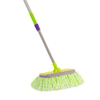 Car Wash Mop Soft Bristle Brush with Telescopic Long Pole - Adjustable Car Cleaning Tool for Auto Detailing, Truck, RV - Non-Scratch Scratch-Free Car Wash Brush for Home Garage Use