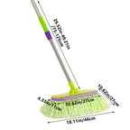 Car Wash Mop Soft Bristle Brush with Telescopic Long Pole - Adjustable Car Cleaning Tool for Auto Detailing, Truck, RV - Non-Scratch Scratch-Free Car Wash Brush for Home Garage Use