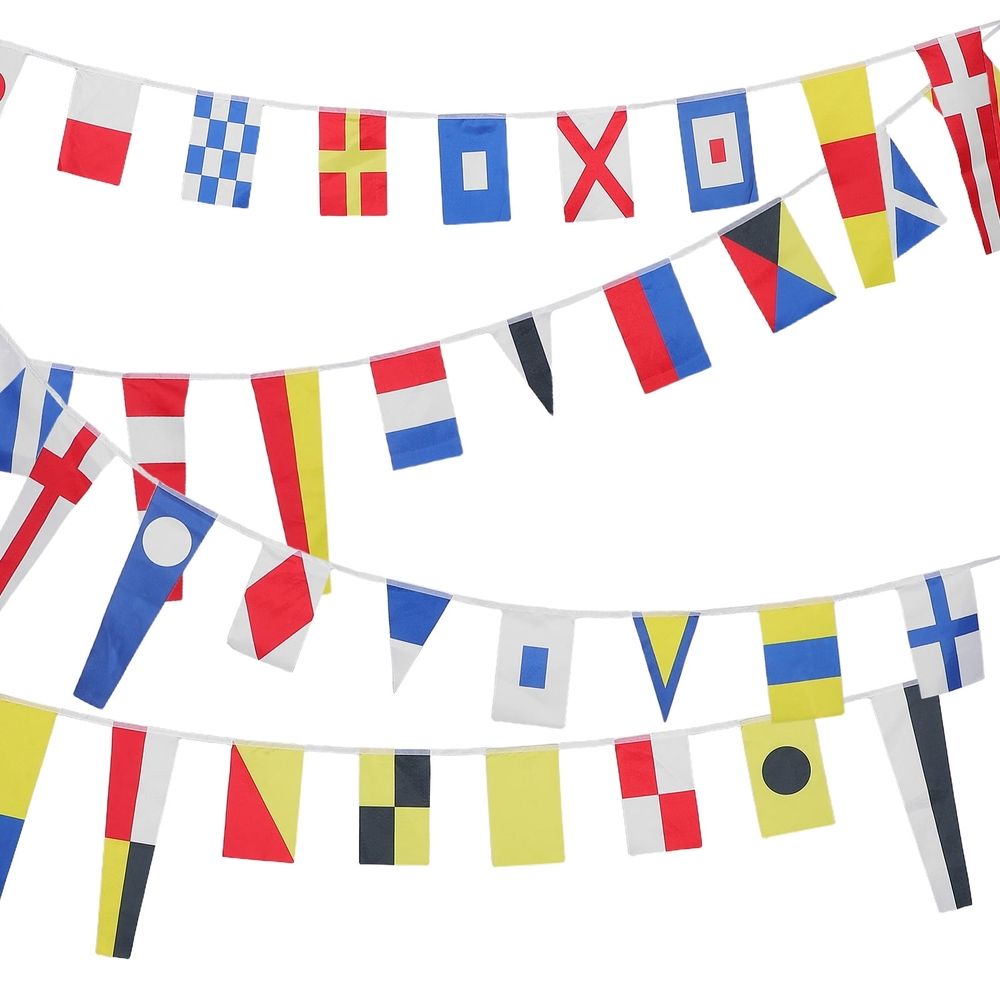 Marine Signal Banners Assorted Color Comprehensive Set for Efficient Sea Activities
