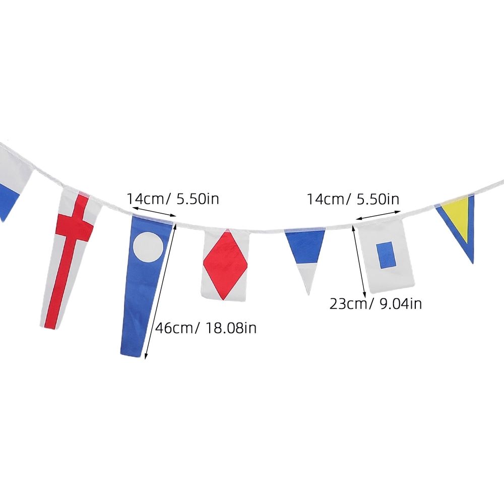 Marine Signal Banners Assorted Color Comprehensive Set for Efficient Sea Activities