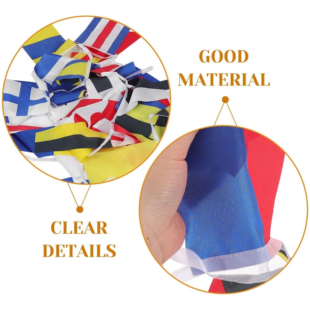 Marine Signal Banners Assorted Color Comprehensive Set for Efficient Sea Activities