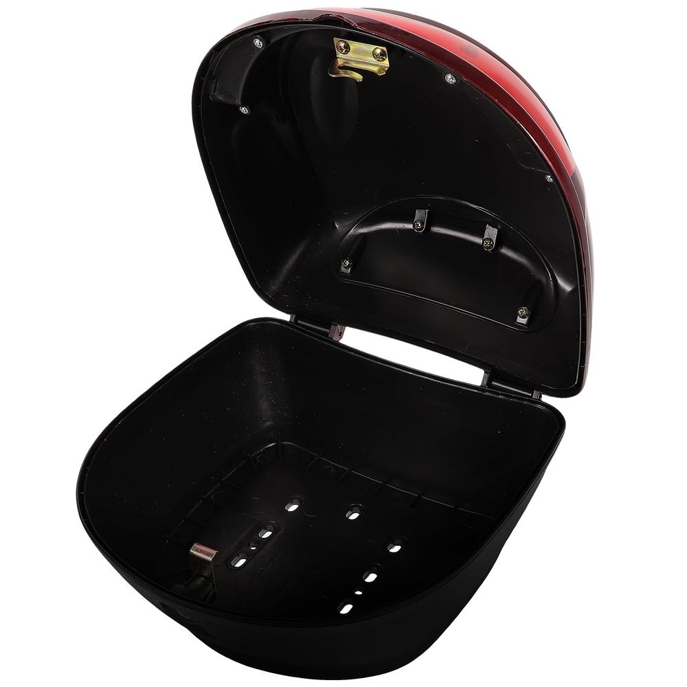 Durable Dark Red Motorcycle Storage Case for Riding Essentials 1Set
