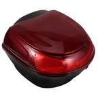 Durable Dark Red Motorcycle Storage Case for Riding Essentials 1Set