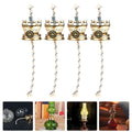 4Pcs Oil Lamp Wick Holder Replacement Durable Kerosene Lamp Parts for Home Use