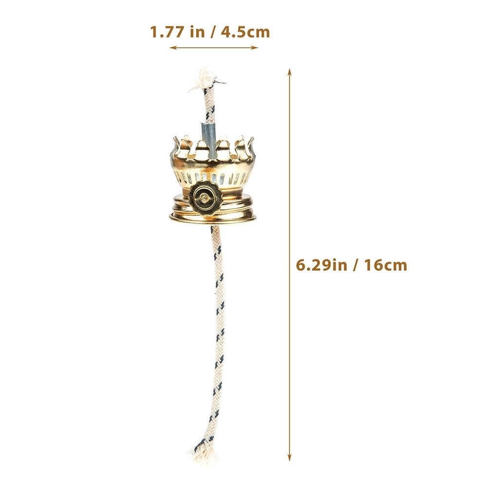 4Pcs Oil Lamp Wick Holder Replacement Durable Kerosene Lamp Parts for Home Use
