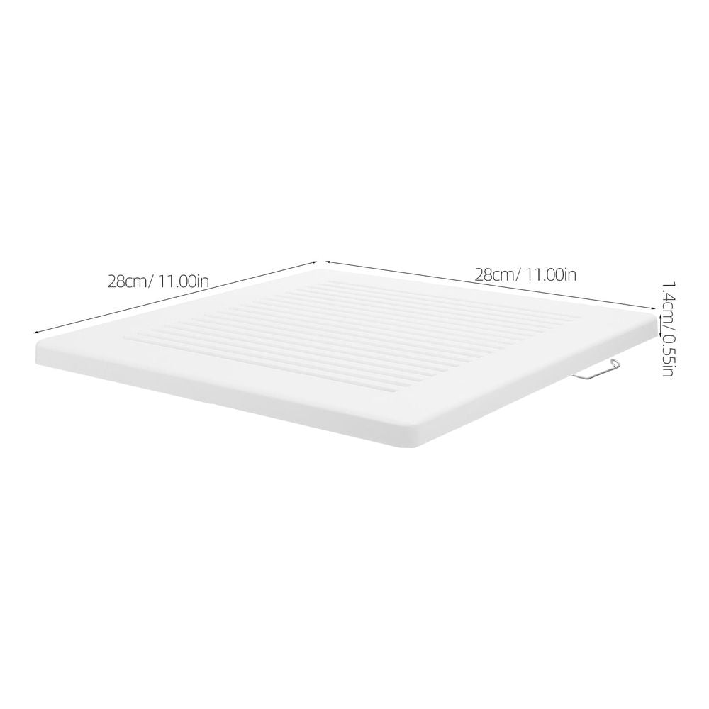 Bathroom Vent Cover Spring Loaded Quiet Durable Construction Efficient Airflow