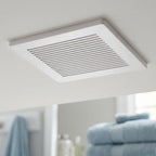 Bathroom Vent Cover Spring Loaded Quiet Durable Construction Efficient Airflow