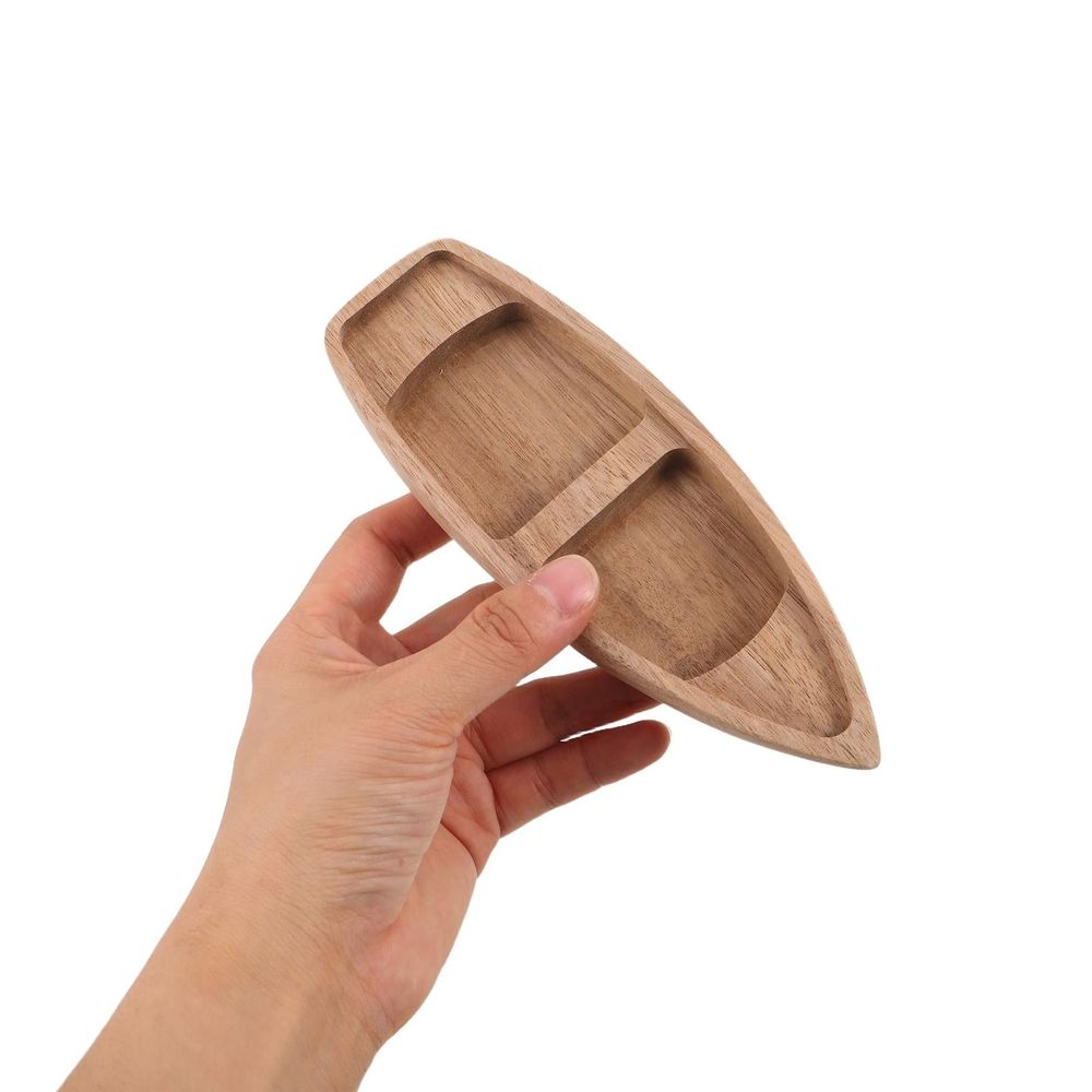 Stunning Small Wooden Boat Model for Desk Decor Expertly Handcarved