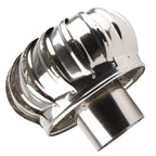 4.33in Stainless Steel Roof Ventilator - Silent, Automatic Wind Turbine Air Vent