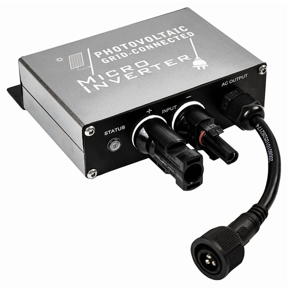 Mini Solar Micro-Type Grid-Tie Inverter DC 10-30V Input 180V-265VAC Output 200W IP45 Waterproof