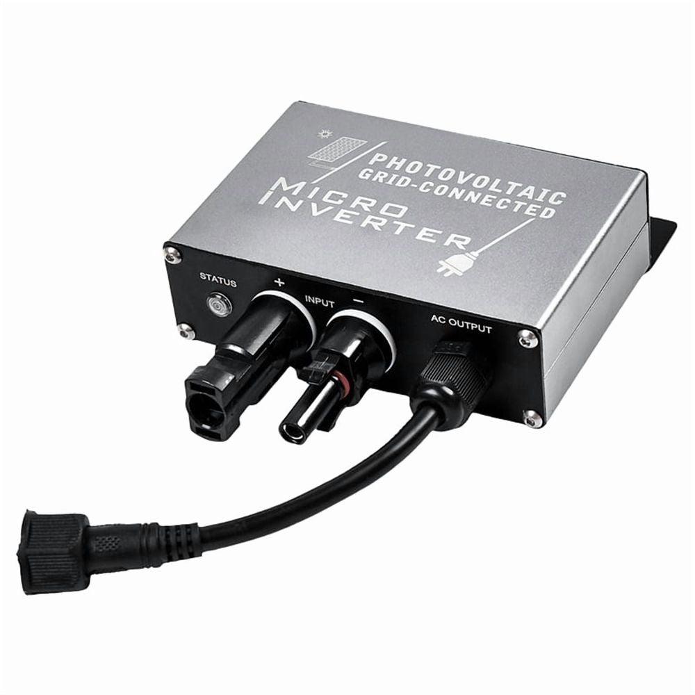 Mini Solar Micro-Type Grid-Tie Inverter DC 10-30V Input 180V-265VAC Output 200W IP45 Waterproof
