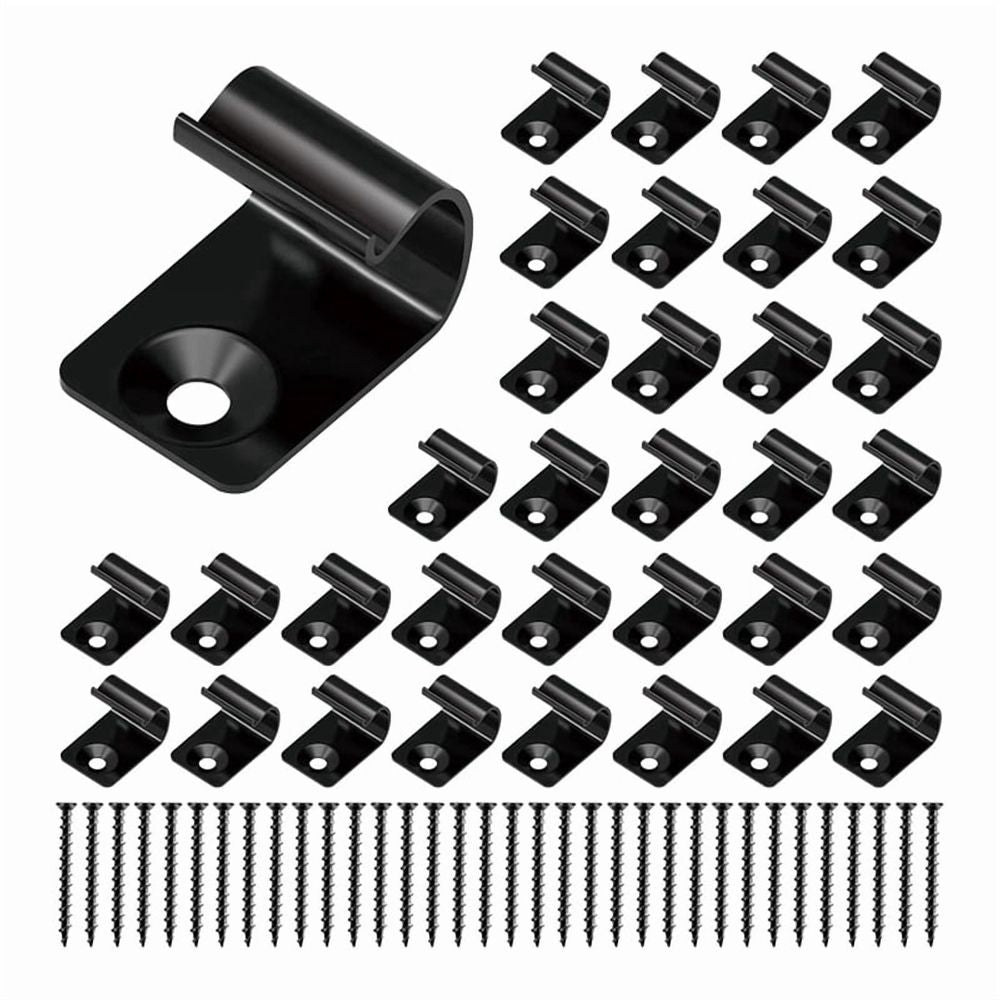 Stainless Steel Clips Deck Clips Universal Decking Clips with Decking Screws for Composite Deck Boards 160 Pack