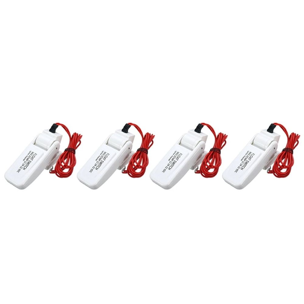 4X Bilge Pump Float Switch Automatic 12V 24V or 32V for Boat Yacht Caravan Camping Marine Fishing Water Pump Auto ON/OFF
