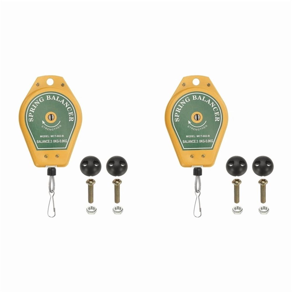 2X Retractable Spring Balancer, Bearing Spring Tool Load Balancer 4 Feet Adjustable Cable Retractor 6.6-11lbs (3-5kg)
