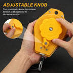 2X Retractable Spring Balancer, Bearing Spring Tool Load Balancer 4 Feet Adjustable Cable Retractor 6.6-11lbs (3-5kg)