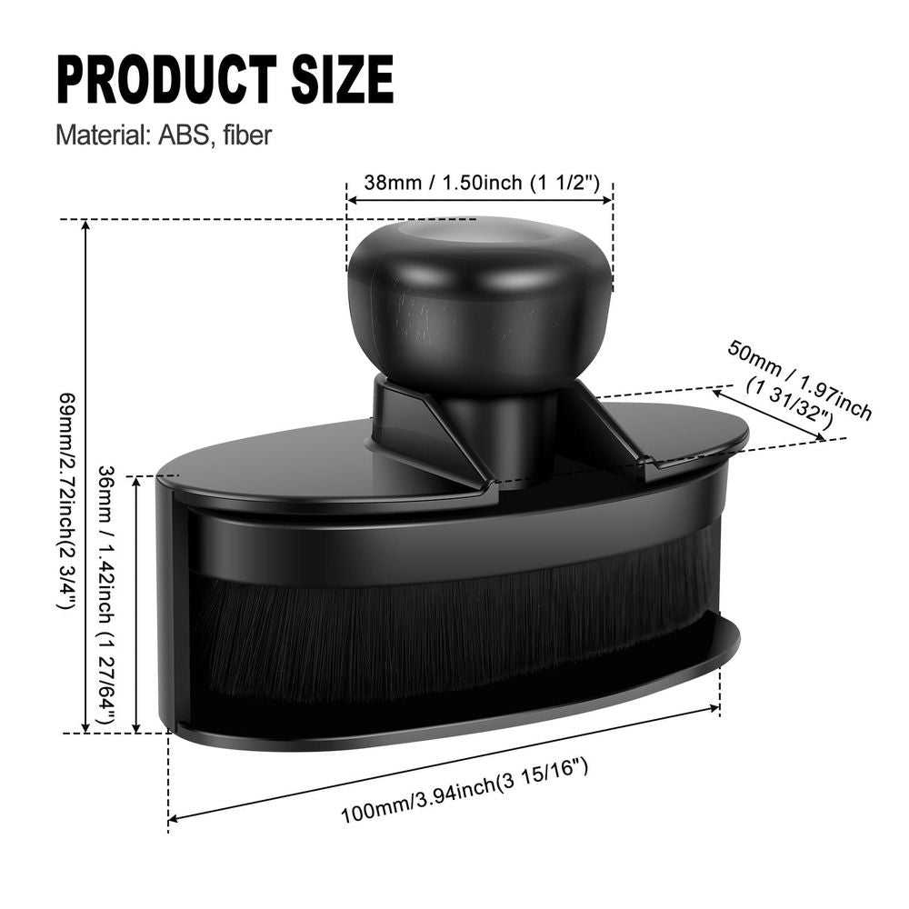 Car Tire Shine Applicator Convenient and Effort Saving Washable and Reusable Tire Shine Brush for Automotive Detailing