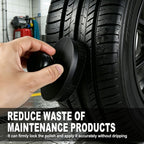 Car Tire Shine Applicator Convenient and Effort Saving Washable and Reusable Tire Shine Brush for Automotive Detailing