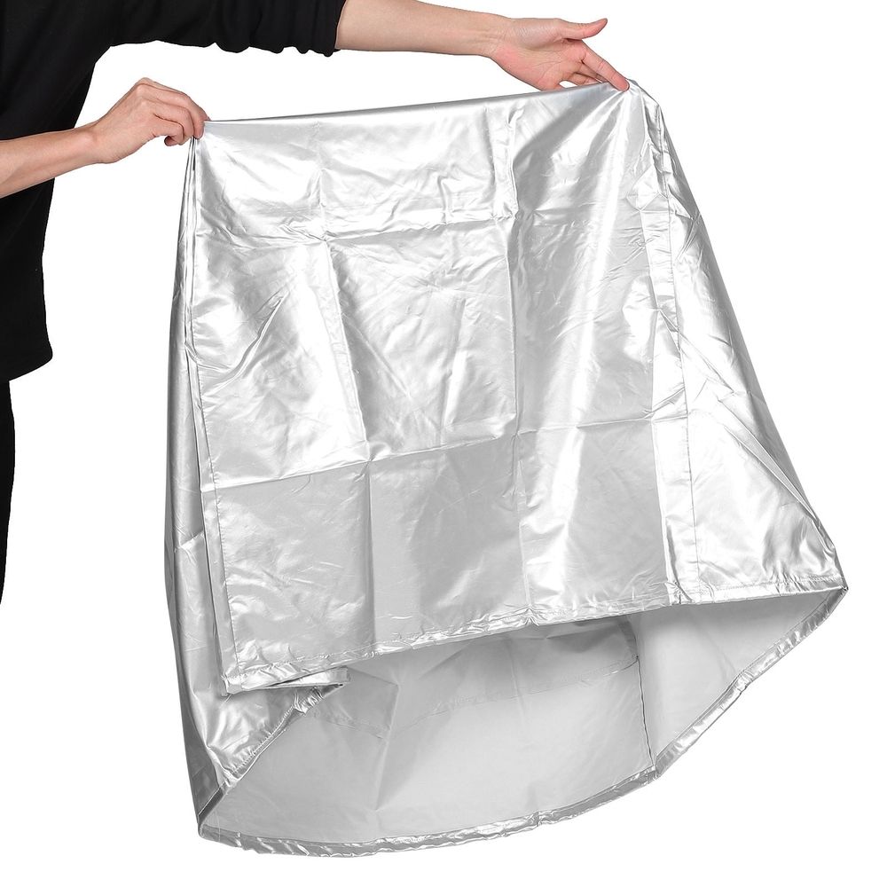 Durable Polyester Boat Seat Covers Plated Silver Waterproof Helm Chair Protection
