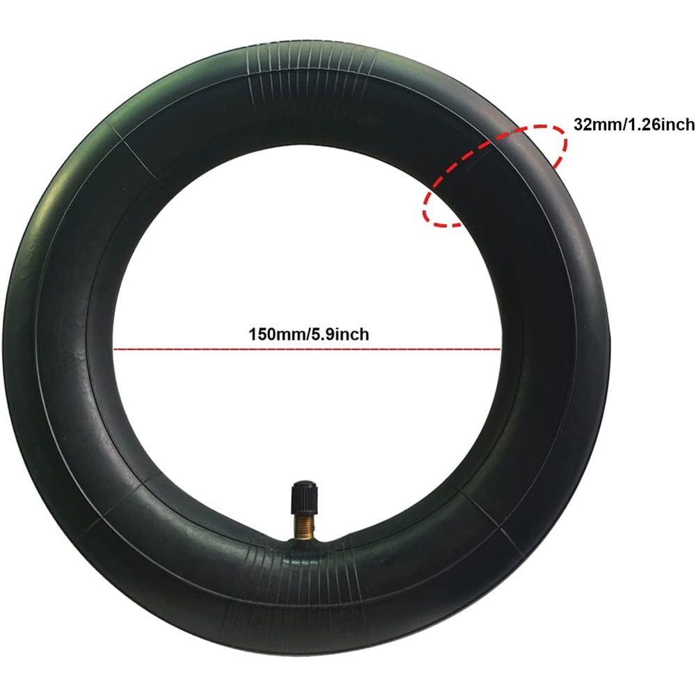 2Pcs 8.5 Inch Air Tires Replacements, 8.5X 2 inch Inner Tubes for M365, 50/75 - 6.1 Electric Scooters