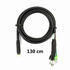 2pcs 1.3Meters  Motor Connector Cable Universal Male 9 Pin Connector Fit EBike Electric Bicycle