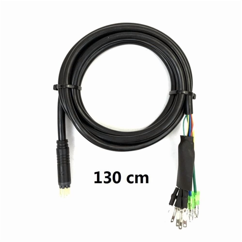 2pcs 1.3Meters  Motor Connector Cable Universal Male 9 Pin Connector Fit EBike Electric Bicycle