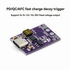 2Pcs Type-C QC PD2.0 PD3.0 to DC Spoof Fast Charge Trigger Poll Detector USB-PD Notebook Power Supply Change Board