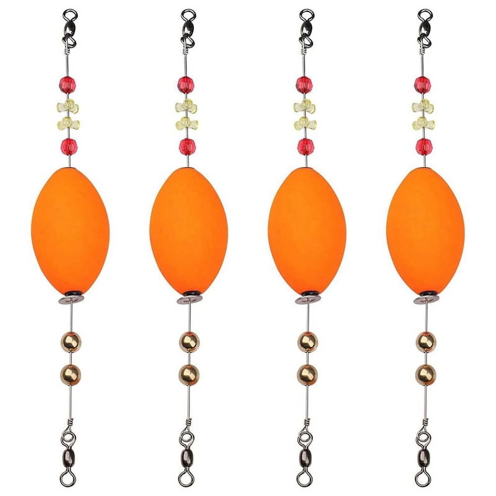 Popping Corks for Saltwater Freshwater Fishing Popper Floats Redfish Speckled Trout Sheepshead Flounder Orange