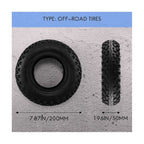 8 Inch Anti-Skid Tire 200x50 -Road Inner Tube for Mini Electric Scooter Wear- Pneumatic