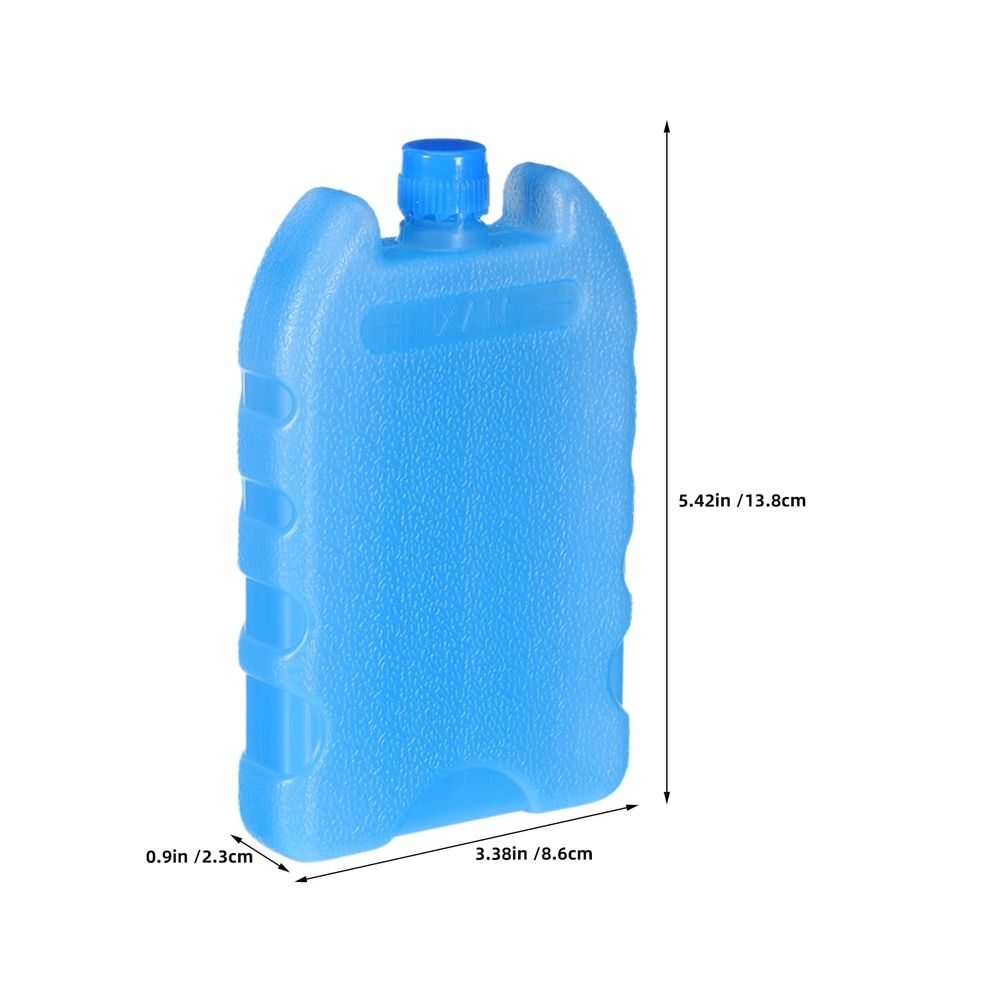 7Pcs Hard Shell Ice Packs for Coolers Reusable Gel Bottles for Hiking Picnic and Boat Cooling