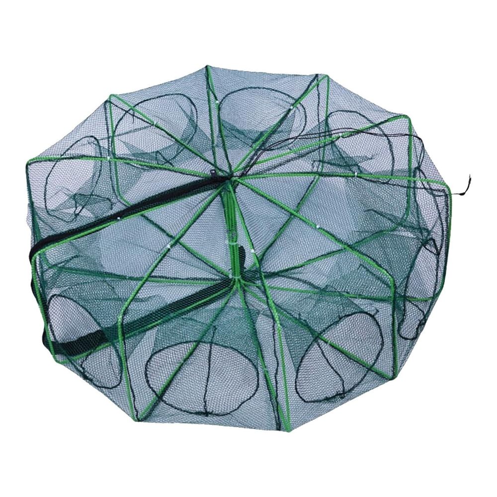 Auto-Folding Fishing Trap Net - Magic Foldable Crab & Minnow Trap - Durable Bait Catcher for Shrimp, Eels, Lobster - Portable Fish Trap for Outdoor Adventures