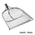 Stainless Steel Sifting Shovel - 4mm/6mm/8mm/12mm Mesh Soil Sieve & Sand Sifter | Multipurpose Garden Shovel for Farming, Chicken Coop Cleaning & Beach Treasure Hunting