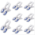 Marine Boat Rail Towel Clips - 4-8-12 Pack Storm Proof Large Towel Clips, Pontoon Boat Organizer & Multi-Purpose Outdoor Laundry Clips for Beach Fishing Cruise Travel