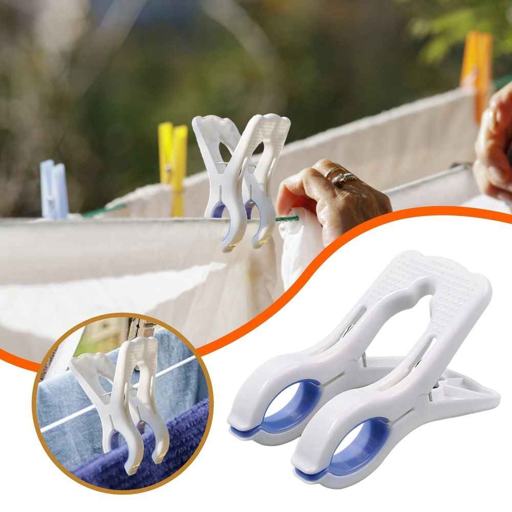 Marine Boat Rail Towel Clips - 4-8-12 Pack Storm Proof Large Towel Clips, Pontoon Boat Organizer & Multi-Purpose Outdoor Laundry Clips for Beach Fishing Cruise Travel