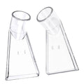2 Pack Multi Functional Cleaning Attachment Upholstery Nozzles Versatile Scrub Head Plastic Material for Vacuum Cleaner