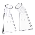 2 Pack Multi Functional Cleaning Attachment Upholstery Nozzles Versatile Scrub Head Plastic Material for Vacuum Cleaner