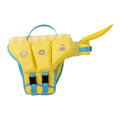 Dog Life Jacket,Adjustable Pet Floatation Vest with Rescue Handle,High-Visibility Safety Swimsuit for Medium Dogs,Beach Boating Swimming,Yellow