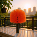 Duster Head Outdoor Dust Removal Orange Plastic Versatile Tool