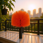 Duster Head Outdoor Dust Removal Orange Plastic Versatile Tool