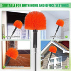Duster Head Outdoor Dust Removal Orange Plastic Versatile Tool
