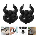 Fish Tank Heater Suction Cup Holders ABS Black Universal Fit 28Pcs