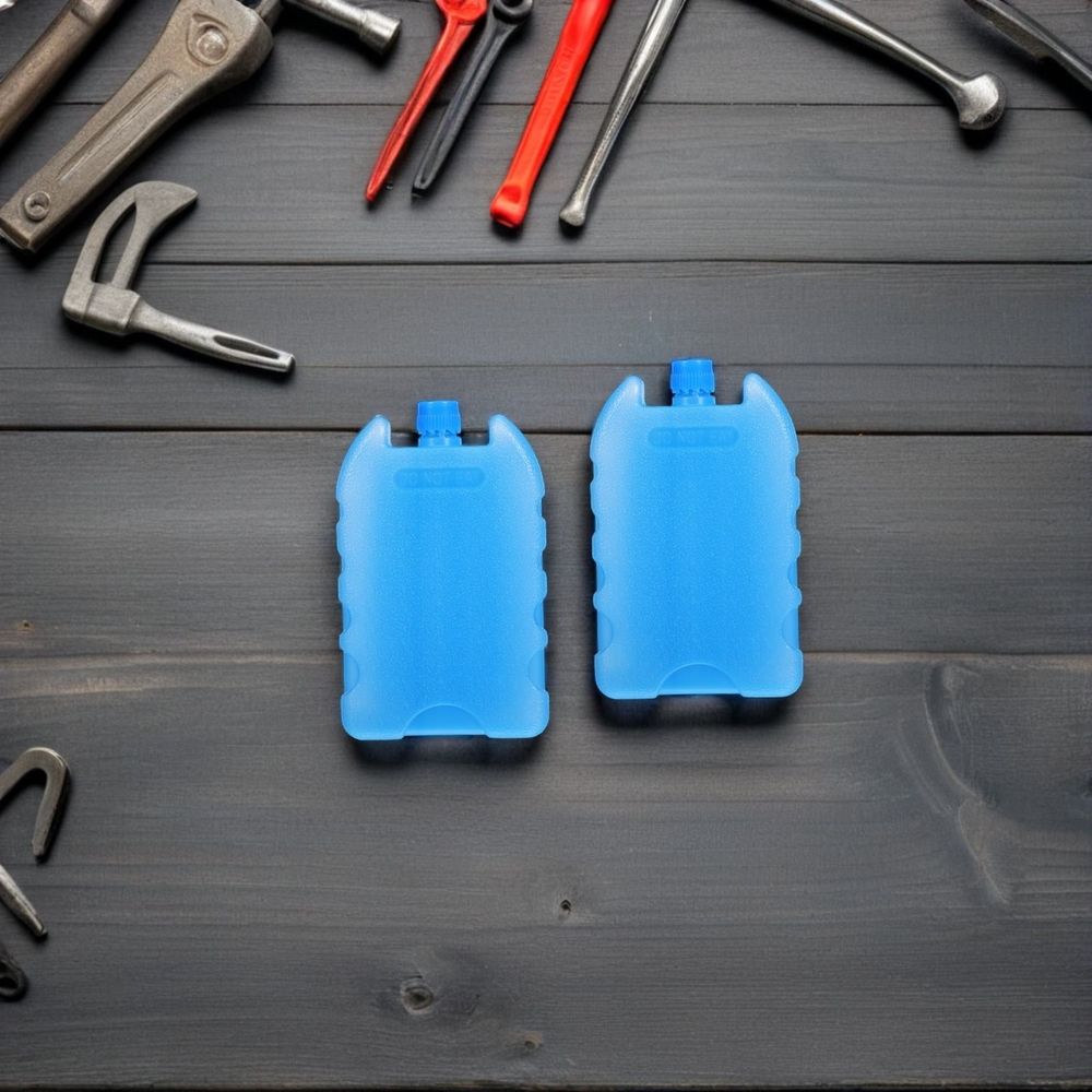 7Pcs Hard Shell Ice Packs for Coolers Reusable Gel Bottles for Hiking Picnic and Boat Cooling