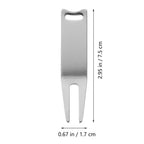Golf Divot Repair Fork, Iron Material, Smooth Surface, Portable and Durable 6Pcs
