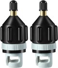 2Pcs Inflatable Boat SUP Pump Adapter, Premium Conventional Air Adapter, Sturdy SUP Air Adapter,Quickly Inflation and Strong Sealing Pump Adapter, for Inflatable Boat, Paddleboard and Kayak